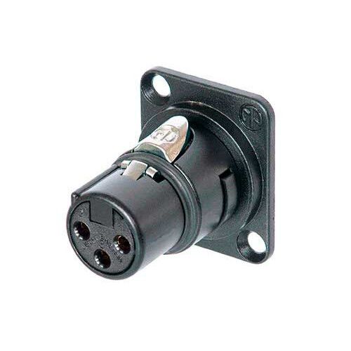 MODULO XLR HEMBRA W/FLANGE NM3