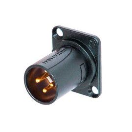 MODULO XLR MACHO W/FLANGE NM3M