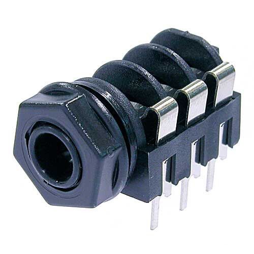 CONECTOR CHASIS 1/4'' ESTEREO
