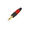 CONECTOR CLAVIJA 1/4'' 2P AU N