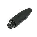 CONECTOR MINI XLR HEMBRA AEREA