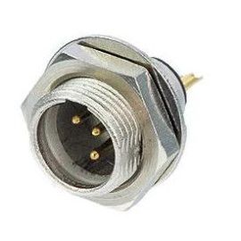CONECTOR MINI XLRMACHO CHASIS