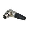 CONECTOR XLR 3P HEMBRA ACODADO