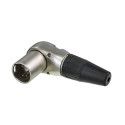 CONECTOR XLR 5P MACHO ACODADO