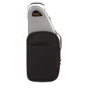 Estuche saxo alto Bam La Défense Hightech DEF4101XLP con bolsa Aluminio cepillado