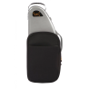 Estuche saxo alto Bam La Défense Hightech DEF4101XLP con bolsa Aluminio cepillado