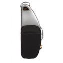 Estuche saxo tenor Bam La Défense Hightech  DEF4102XL con bolsa Aluminio cepillado