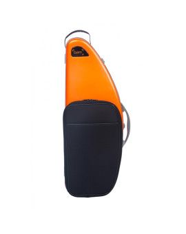 Estuche saxo tenor Bam La Défense Hightech  DEF4102XL con bolsa Naranja