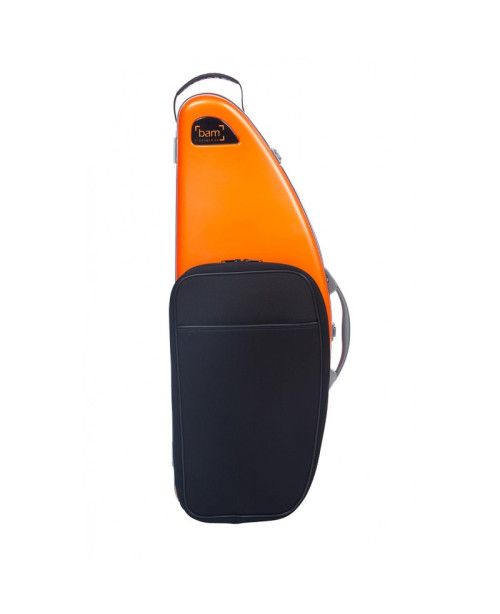 Estuche saxo tenor Bam La Défense Hightech  DEF4102XL con bolsa Naranja