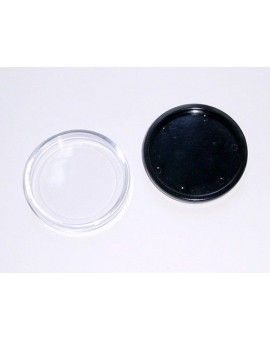 Base Ruedas Piano Transparente-Negro-Marrón 70mm (unidad)