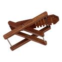 WOODEN FOOT REST, DARK BROWN O