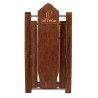 WOODEN FOOT REST, DARK BROWN O