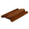 WOODEN FOOT REST, DARK BROWN O