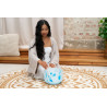 10' MARBLE CRYSTAL SING.BOWL,L