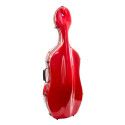 Estuche de cello Rapsody K1UW con ruedas 4/4 Rojo