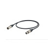 CABLE MIC XLR M./XLR H 0,5M. E