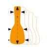 FUNDA GUIT CLAS ONB34