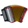 ACORDEON CORONA III GCF ROJO