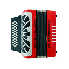 ACORDEON REY VALL GCF RED SILV