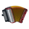ACORDEON CORONA II  GCF, RED