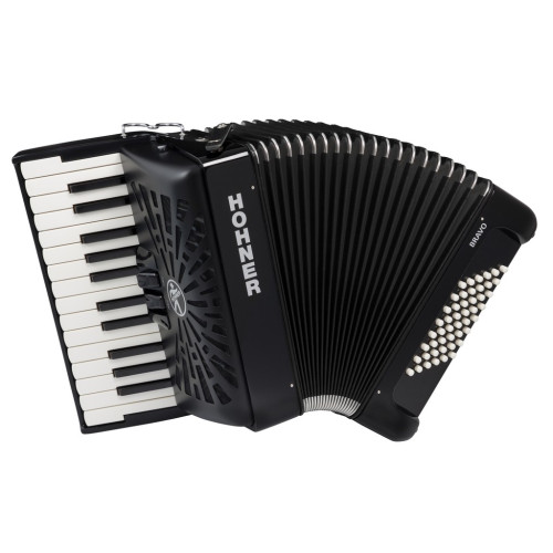 ACORDEON BRAVO II 48 NEGRO A16
