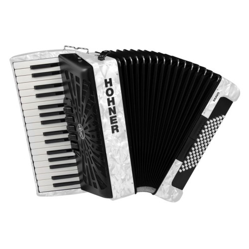 ACORDEON BRAVO III 72 BLANCO A
