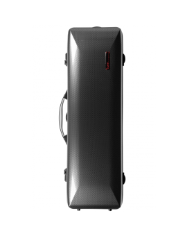 Estuche violí Bam 2018XL Hightech rectangular 4/4 Silver carbon
