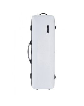 Estuche rectangular Violín BAM Ice Suprême Hightech ICE2018XLW 4/4 Blanco/Negro