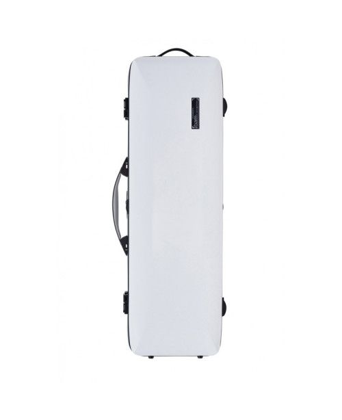 Estuche rectangular Violín BAM Ice Suprême Hightech ICE2018XLW 4/4 Blanco/Negro