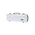 Estuche rectangular Violín BAM Ice Suprême Hightech ICE2018XLW 4/4 Blanco/Negro