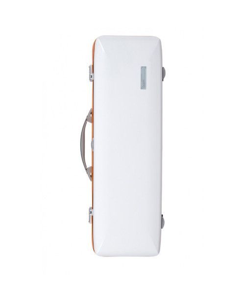 Estuche rectangular Violín BAM Ice Suprême Hightech ICE2018XLW 4/4 Blanco/Naranja