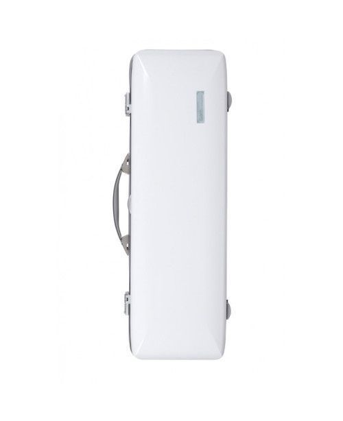 Estuche rectangular Violín BAM Ice Suprême Hightech ICE2018XLW 4/4 Blanco/Plata