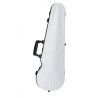 Estuche violín Bam SUP2002XL Ice Suprême Hightech forma 4/4 Blanco/Negro