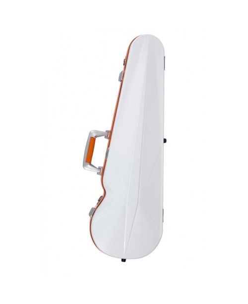 Estuche violín Bam SUP2002XL Ice Suprême Hightech forma 4/4 Blanco/Naranja