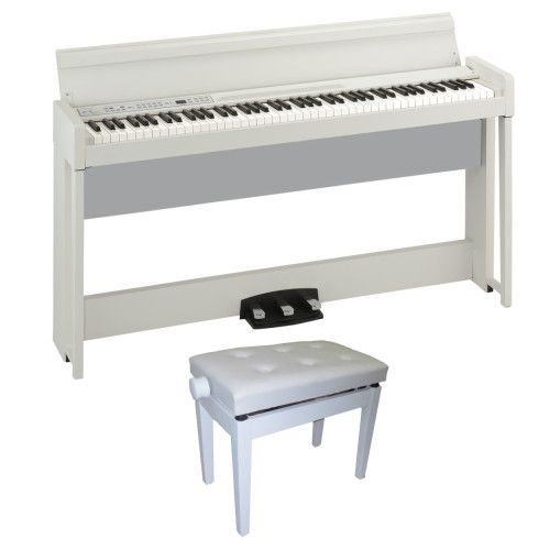 PIANO DIG C1 AIR WH KIT BANQUE