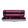 Estuche violín For-Tune CG rectangular 4/4 Gris/Burdeos
