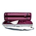 Estuche violín For-Tune CG rectangular 4/4 Gris/Burdeos
