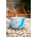 10' MARBLE CRYSTAL SING.BOWL,D