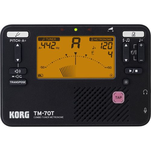 METRONOMO/AFINADOR TM-70T BK