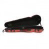 Estuche violín Rapsody Rainbow forma 4/4 4/4 Rojo