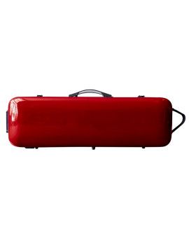 Estuche violín Rapsody Rainbow rectangular 4/4 4/4 Rojo