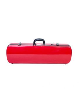 Estuche de violín Rapsody 16F rectangular con bolsa 4/4 Rojo
