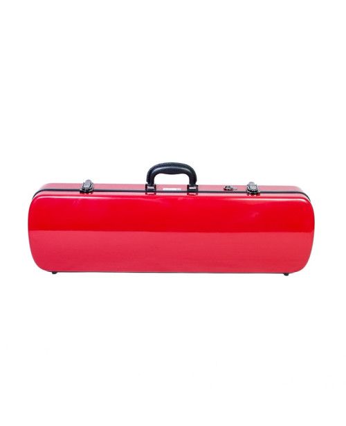 Estuche de violín Rapsody 16F rectangular con bolsa 4/4 Rojo