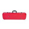 Estuche de violín Rapsody 16F rectangular con bolsa 4/4 Rojo