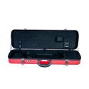 Estuche de violín Rapsody 16F rectangular con bolsa 4/4 Rojo
