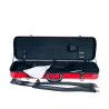 Estuche de violín Rapsody 16F rectangular con bolsa 4/4 Rojo