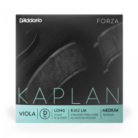 "Cuerda de viola D'Addario Kaplan Forza 2ª Re Long Medium"