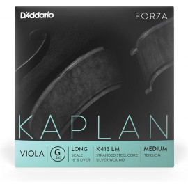 "Cuerda de viola D'Addario Kaplan Forza 3ª Sol Long Medium"