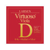 "Cuerda de viola Larsen Virtuoso 2ª Re Extra long Medium"