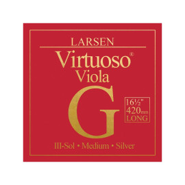 "Cuerda de viola Larsen Virtuoso 3ª Sol Extra long Medium"